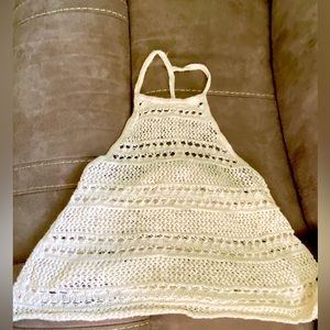 American Eagle Outfitters crochet cover up top